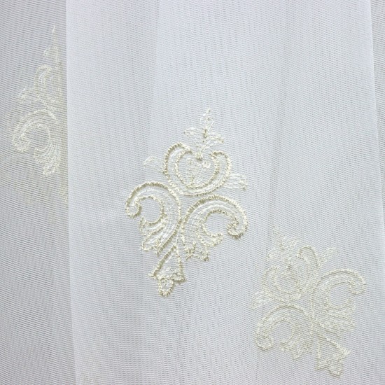 Montreal V-4 Wholesale Brode Tulle Curtain Fabrics Living Room and Bedroom Curtains 3 Models 100% Polyester