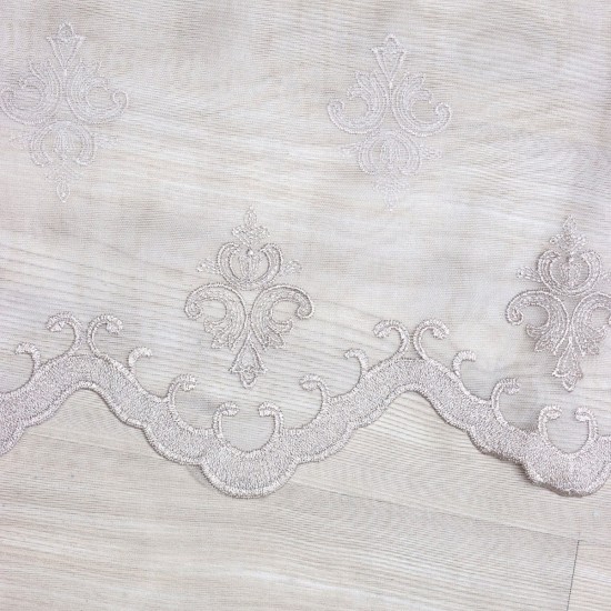 Montreal V-5 Wholesale Brode Tulle Curtain Fabrics Living Room and Bedroom Curtains 3 Models 100% Polyester