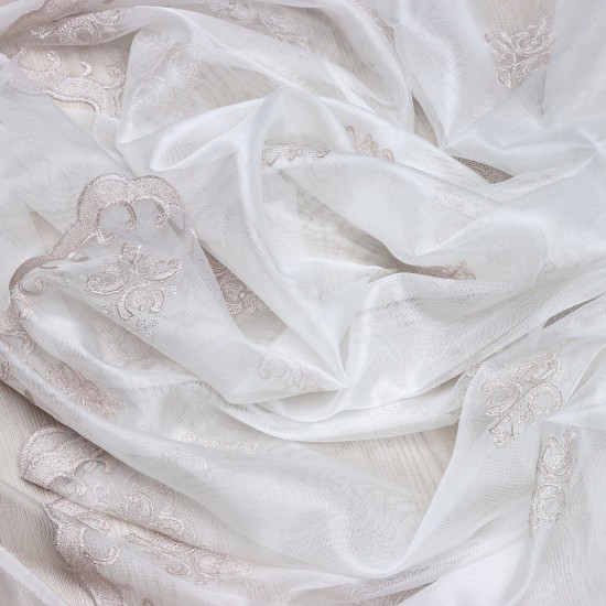 Montreal V-5 Wholesale Brode Tulle Curtain Fabrics Living Room and Bedroom Curtains 3 Models 100% Polyester