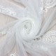Nakış V-2 Wholesale Brode Embroidered Tulle Curtain Fabrics Living Room and Bedroom Curtains 5 Models 100% Polyester