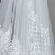 Natural-100 V--1 Wholesale Brode Embroidered Tulle Curtain Fabrics Living Room and Bedroom Curtains 2 Models 100% Polyester