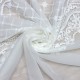 Natural-100 V--1 Wholesale Brode Embroidered Tulle Curtain Fabrics Living Room and Bedroom Curtains 2 Models 100% Polyester