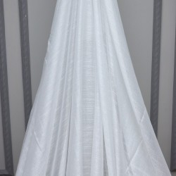 Pataya V-24 Wholesale Transparent Tulle Curtain Fabrics Living Room and Bedroom Curtains 2 Models 100% Polyester