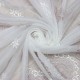 Pera V-81 Wholesale Brode Embroidered Tulle Curtain Fabrics Living Room and Bedroom Curtains 2 Models 100% Polyester