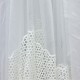 Petek Etek Wholesale Transparent Tulle Curtain Fabrics Living Room and Bedroom Curtains 30 cm Lace Embroidery 100% Polyester 