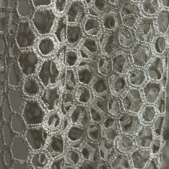 Petek Etek V-10 Wholesale Transparent Tulle Curtain Fabrics Living Room and Bedroom Curtains 90 cm Lace Embroidery 3 Models 100% Polyester 