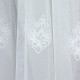 Roma V-2 Wholesale Brode Embroidered Tulle Curtain Fabrics Living Room and Bedroom Curtains 4 Models 100% Polyester