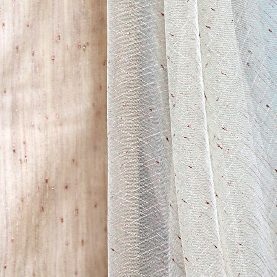 Rowenta V-5 Wholesale Silvery Tulle Curtain Fabrics Living Room and Bedroom Curtains 6 Models 100% Polyester