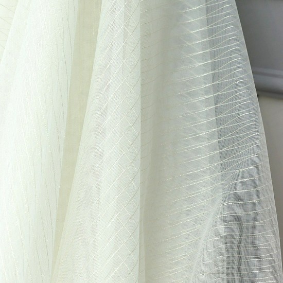 Samira V-1 Wholesale Decorative Tulle Curtain Fabrics Living Room and Bedroom Curtains 4 Models 100% Polyester