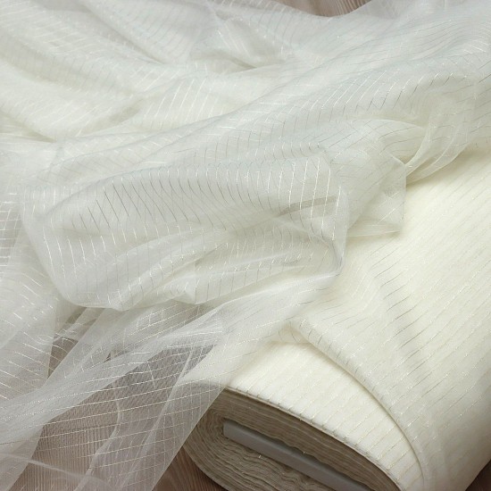 Samira V-1 Wholesale Decorative Tulle Curtain Fabrics Living Room and Bedroom Curtains 4 Models 100% Polyester