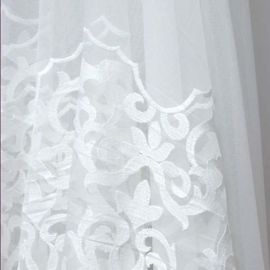 Santiago V-1001 Wholesale Decor Tulle Curtain Fabrics Living Room and Bedroom Curtains 3 Models 100% Polyester