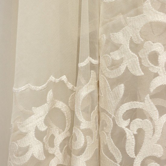 Santiago V-3001 Wholesale Decor Tulle Curtain Fabrics Living Room and Bedroom Curtains 3 Models 100% Polyester