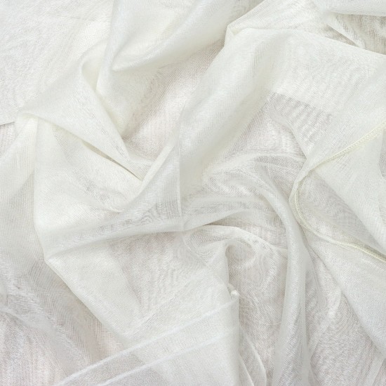 St-405 Wholesale Transparent Linen Tulle Curtain Fabrics Living Room and Bedroom Curtains 100% Polyester