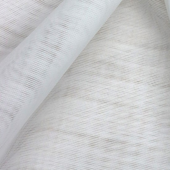 St-406 Wholesale Transparent Linen Tulle Curtain Fabrics Living Room and Bedroom Curtains 100% Polyester