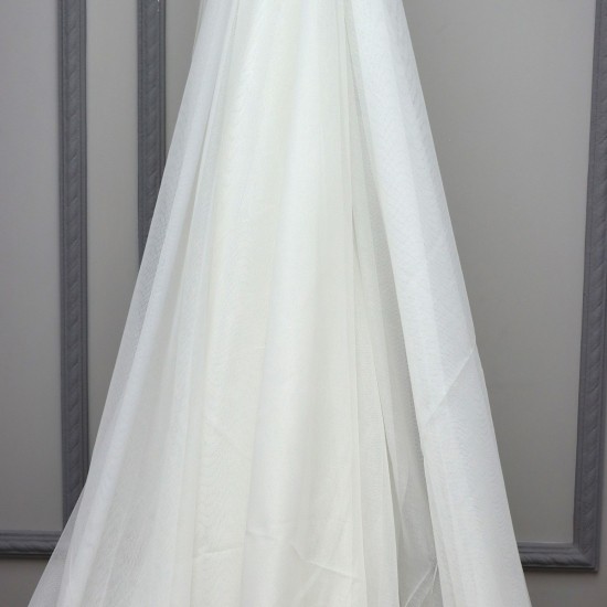 St-407 V-2 Wholesale Transparent Linen Tulle Curtain Fabrics Living Room and Bedroom Curtains 2 Models 100% Polyester