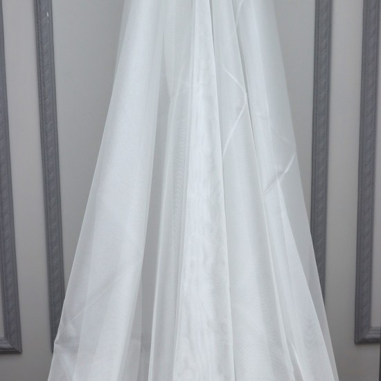 St-409 Wholesale Transparent Linen Tulle Curtain Fabrics Living Room and Bedroom Curtains 100% Polyester