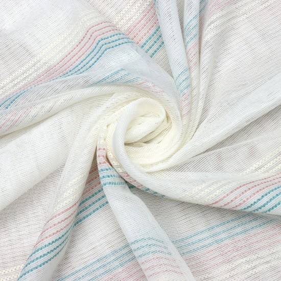 Surabaya V-16 Wholesale Transparent Tulle Curtain Fabrics Living Room and Bedroom Curtains 5 Models 100% Polyester