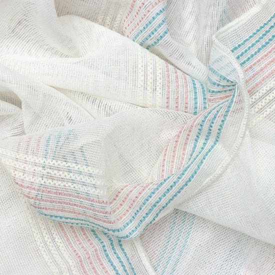 Surabaya V-16 Wholesale Transparent Tulle Curtain Fabrics Living Room and Bedroom Curtains 5 Models 100% Polyester