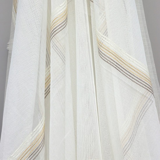 Surabaya V-24 Wholesale Transparent Tulle Curtain Fabrics Living Room and Bedroom Curtains 5 Models 100% Polyester