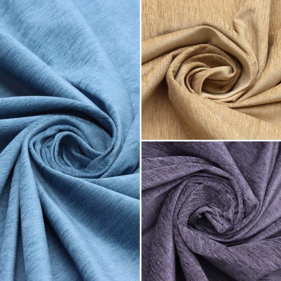 Ft-Şönil V--1 Wholesale Dobby Woven Background Curtain Fabrics Living Room and Bedroom Curtains 3 Models 100% Polyester