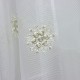 Tebriz V-4 Wholesale Brode Embroidered Tulle Curtain Fabrics Living Room and Bedroom Curtains 4 Models 100% Polyester