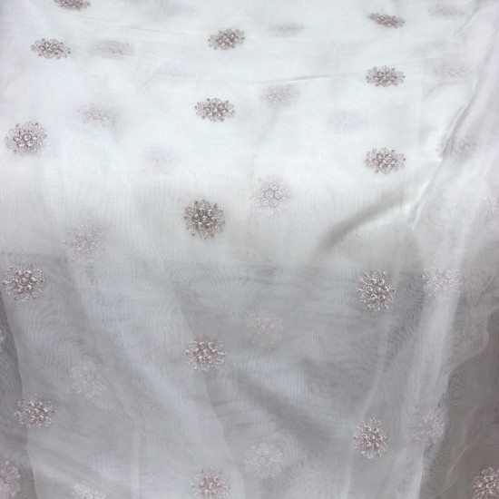 Tebriz V-5 Wholesale Brode Embroidered Tulle Curtain Fabrics Living Room and Bedroom Curtains 4 Models 100% Polyester