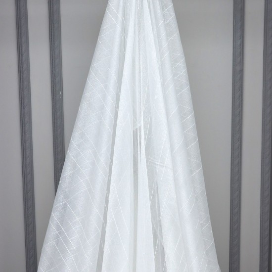 Trend V-626 Wholesale Transparent Linen Tulle Curtain Fabrics Living Room and Bedroom Curtains 3 Models 100% Polyester