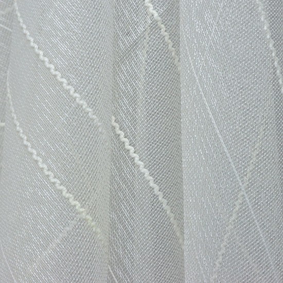 Trend V-647 Wholesale Transparent Linen Tulle Curtain Fabrics Living Room and Bedroom Curtains 3 Models 100% Polyester