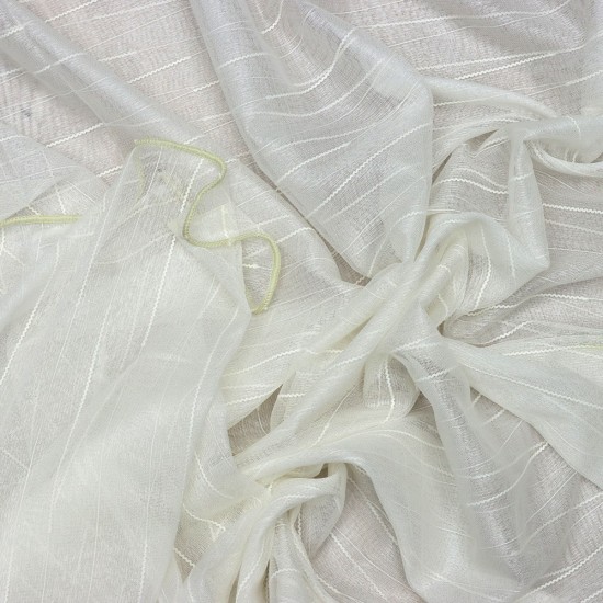 Trend V-647 Wholesale Transparent Linen Tulle Curtain Fabrics Living Room and Bedroom Curtains 3 Models 100% Polyester