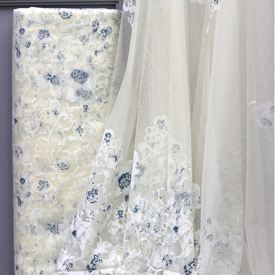 Uluabat V--417 Wholesale Raschel Plain Knitted Tulle Curtain Fabrics Living Room and Bedroom Curtains 3 Models 100% Polyester