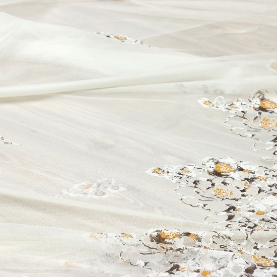 Uluabat V-447 Wholesale Raschel Plain Knitted Tulle Curtain Fabrics Living Room and Bedroom Curtains 3 Models 100% Polyester