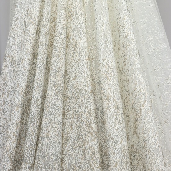 Uludağ V-256 Wholesale Raschel Plain Knitted Tulle Curtain Fabrics Living Room and Bedroom Curtains 3 Models 100% Polyester