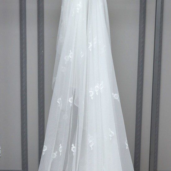 Venedik V-2 Wholesale Brode Tulle Curtain Fabrics Living Room and Bedroom Curtains 4 Models 100% Polyester