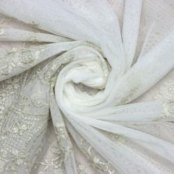 Venedik V-4 Wholesale Brode Tulle Curtain Fabrics Living Room and Bedroom Curtains 4 Models 100% Polyester