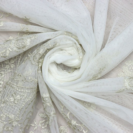 Venedik V-4 Wholesale Brode Tulle Curtain Fabrics Living Room and Bedroom Curtains 4 Models 100% Polyester