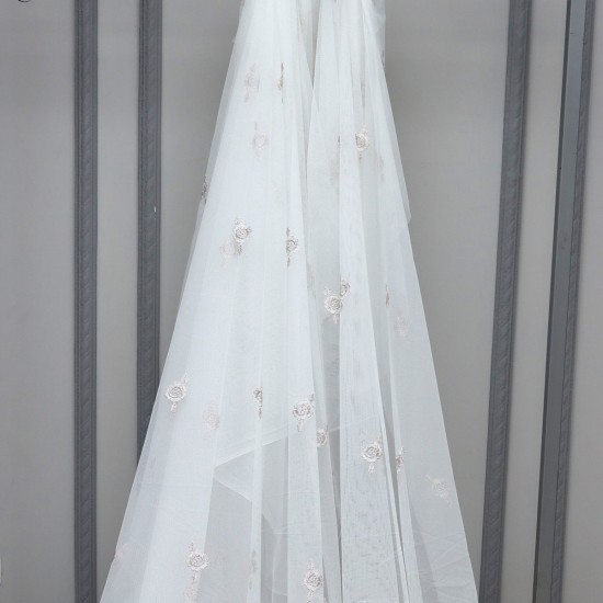 Venedik V-5 Wholesale Brode Tulle Curtain Fabrics Living Room and Bedroom Curtains 4 Models 100% Polyester