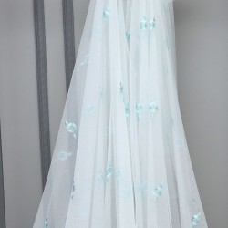 Venedik V-6 Wholesale Brode Tulle Curtain Fabrics Living Room and Bedroom Curtains 4 Models 100% Polyester