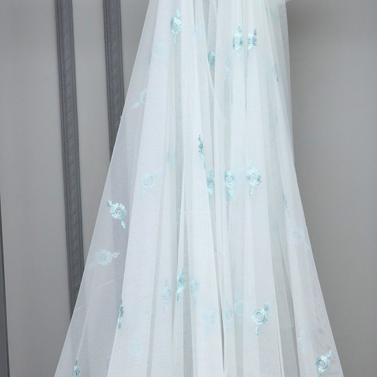 Venedik V-6 Wholesale Brode Tulle Curtain Fabrics Living Room and Bedroom Curtains 4 Models 100% Polyester