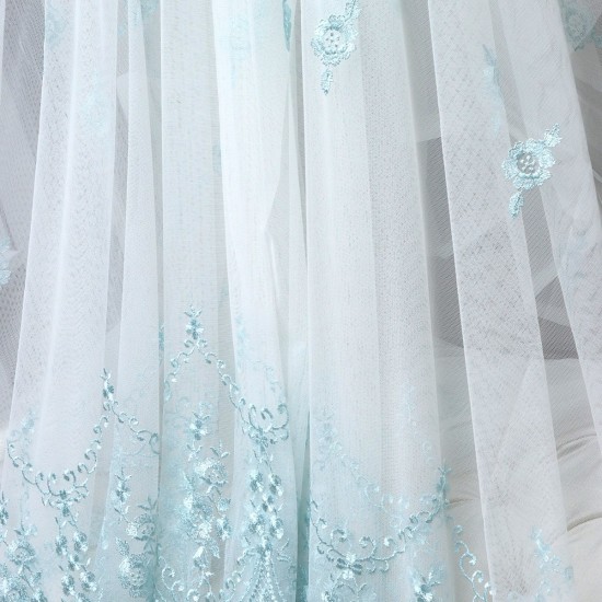 Venedik V-6 Wholesale Brode Tulle Curtain Fabrics Living Room and Bedroom Curtains 4 Models 100% Polyester