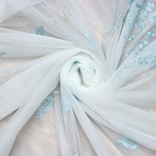 Venedik V-6 Wholesale Brode Tulle Curtain Fabrics Living Room and Bedroom Curtains 4 Models 100% Polyester