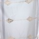 Newcity V-9 Wholesale Embroidered Brode Tulle Curtain Fabrics Living Room and Bedroom Curtains 4 Models 100% Polyester