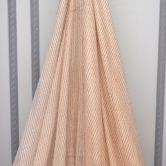 Yıldız V-4 Wholesale Silvery Tulle Curtain Fabrics Living Room and Bedroom Curtains 5 Models 100% Polyester