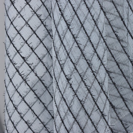 Yıldız V-5 Wholesale Silvery Tulle Curtain Fabrics Living Room and Bedroom Curtains 5 Models 100% Polyester