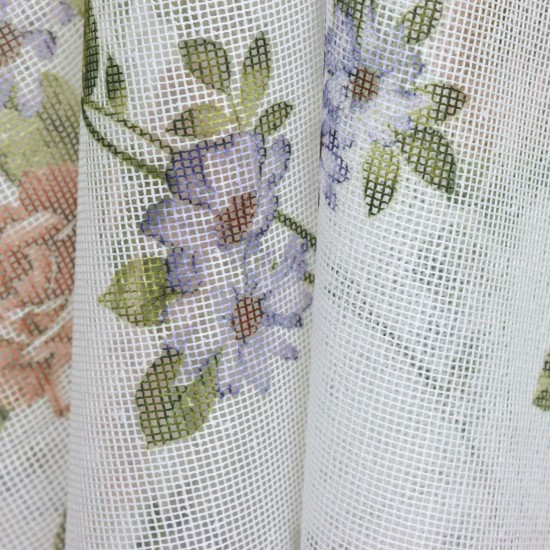 ZD 569 Wholesale Transparent Tulle Curtain Fabrics Living Room and Bedroom Curtains  100% Polyester