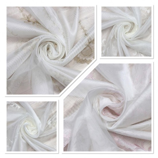 Cloud V--1 Wholesale Embroidered Tulle Curtain Fabrics Living Room and Bedroom Curtains 4 Models 100% Polyester Cloud V--1 Wholesale Embroidered Tulle Curtain Fabrics Living Room and Bedroom Curtains 4 Models 100% Polyester