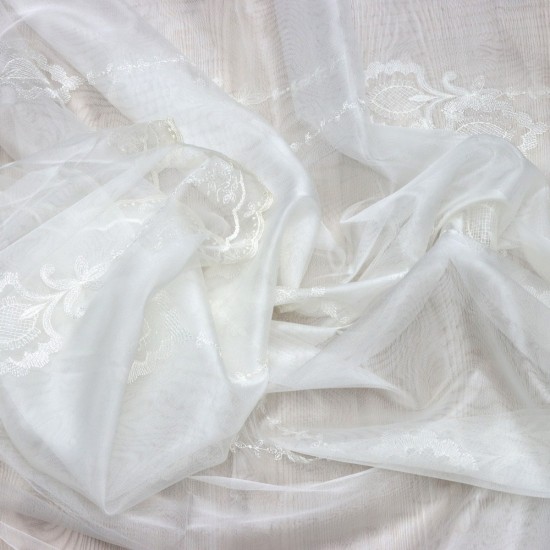 Cloud V--1 Wholesale Embroidered Tulle Curtain Fabrics Living Room and Bedroom Curtains 4 Models 100% Polyester