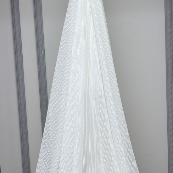 İp Wholesale Transparent Tulle Curtain Fabrics Living Room and Bedroom Curtains 100% Polyester