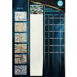 King Color Chart Wholesale Decorative Raw Linen Tulle Curtain Fabrics Living Room and Bedroom Curtains 6 Models 60% Cotton 40% Polyester