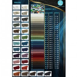 Daniel Color Chart Wholesale Jacquard Background Curtain Fabrics Living Room and Bedroom Curtains 27 Models 100% Polyester