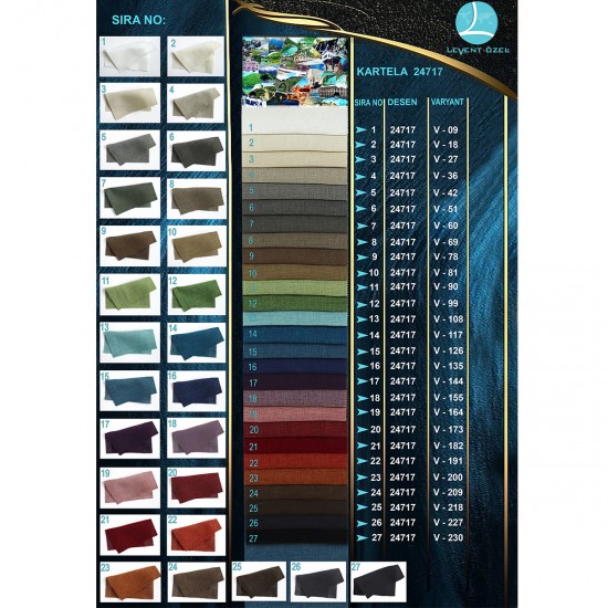 Daniel Color Chart Wholesale Jacquard Background Curtain Fabrics Living Room and Bedroom Curtains 27 Models 100% Polyester